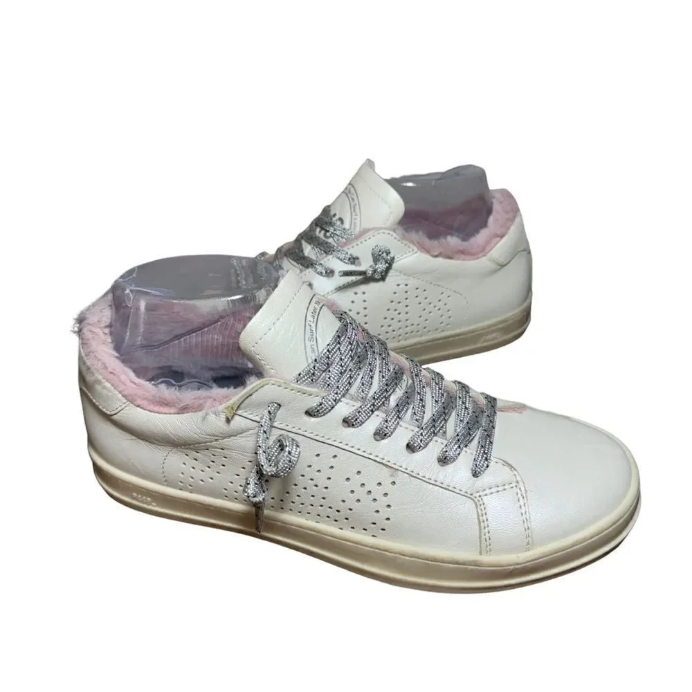 Women’s P448 athletics sneakers size 7.5 pink fur